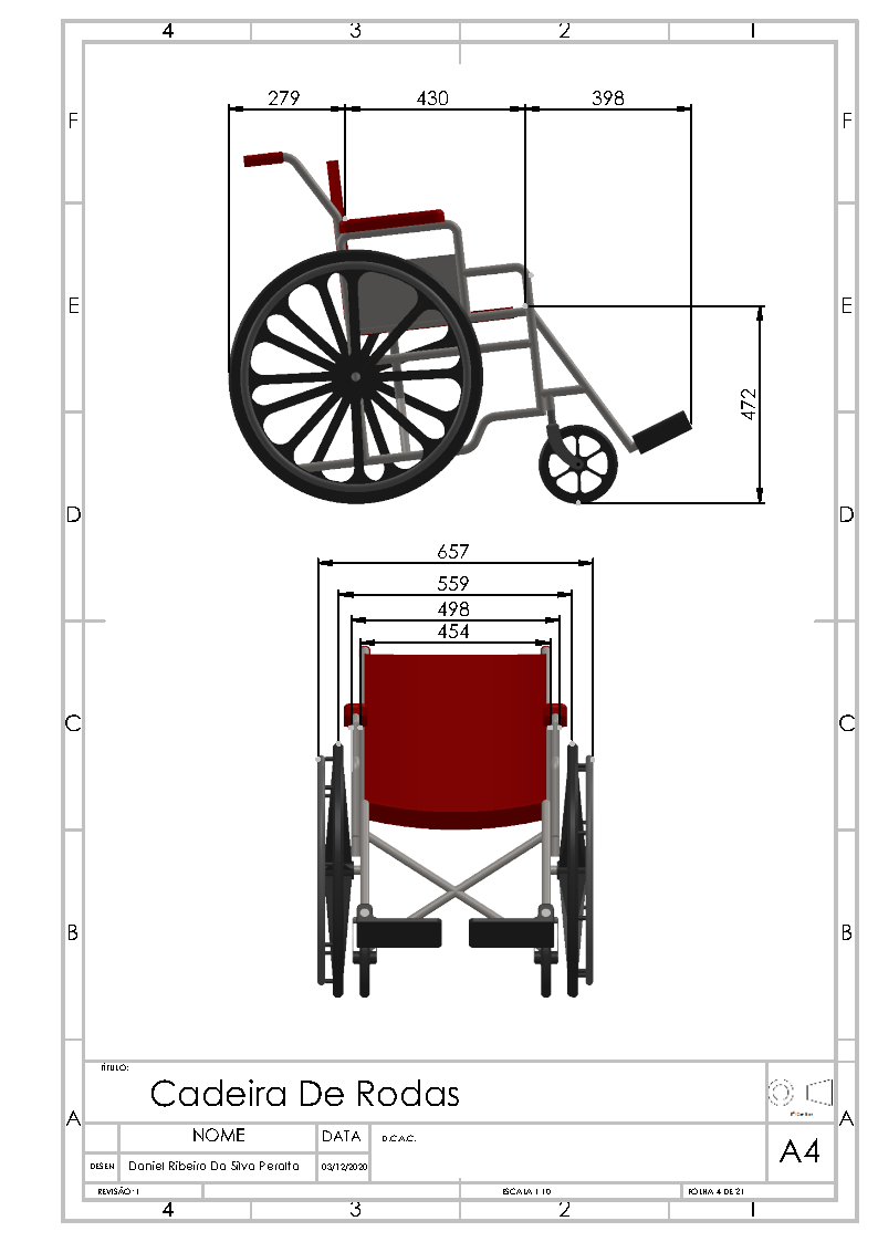 手摇自行车轮椅模型sw2020可编辑